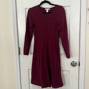 Mid Length Sweater Dress